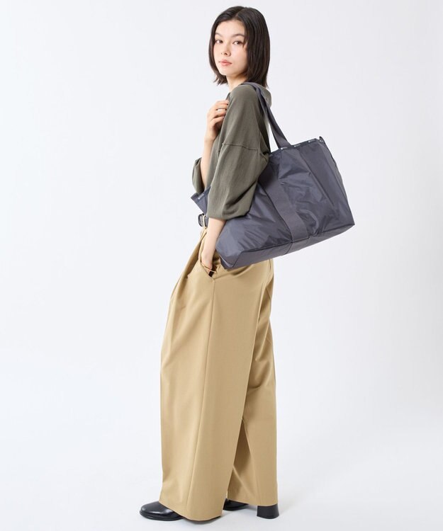 LeSportsac ESSENTIAL LG OPEN TOTE/シャドウグレーC シャドウグレーC