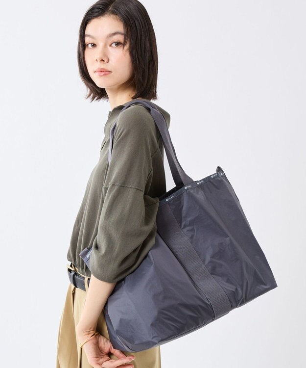 LeSportsac ESSENTIAL LG OPEN TOTE/シャドウグレーC シャドウグレーC