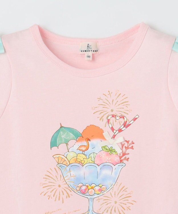 組曲 KIDS 【110-140㎝】OMATSURI Tシャツ サクラ系