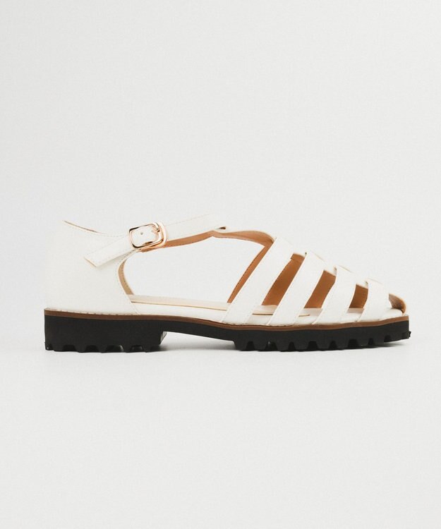 BONTRE 【PRECIEUX JOUET/プレシュウジュエ】軽量タンクソールグルカサンダル/006PJ ホワイト