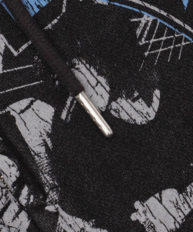 WEGO 【ユニセックス着用ITEM/MLサイズ展開】パウダーブリーチグラフィックZIPパーカー 柄3