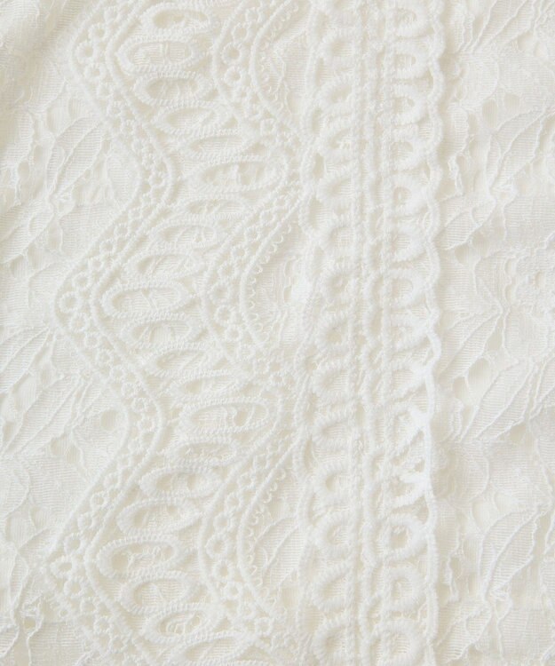 Green Parks ・Ｐｅｔｉｔ　Ｆｌｅｕｒ　フレンチレーシーブラウス Brown