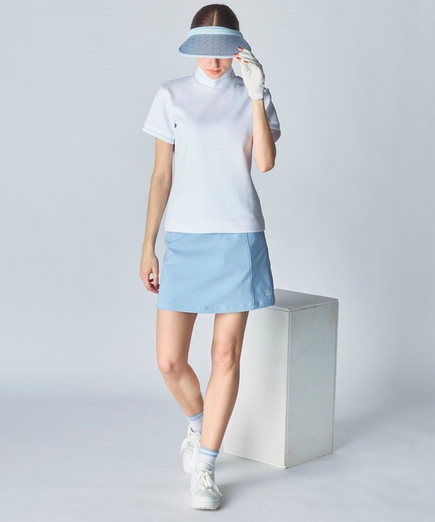 FILA GOLF／marie claire 【marie claire SPORT】モックネックシャツ ホワイト