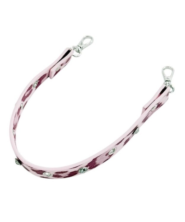 WEGO ビジューハトメハンドストラップ ピンク