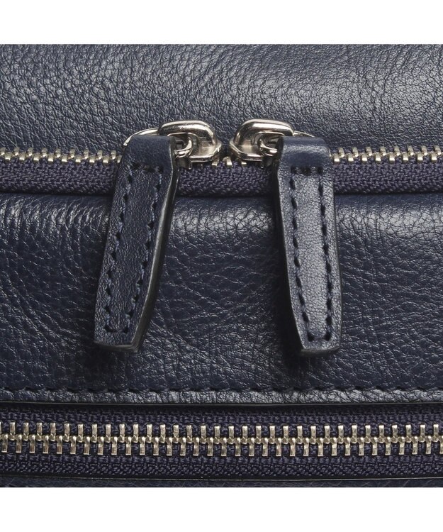 ACE BAGS & LUGGAGE ultima TOKYO ウルティマ トーキョーケヴィン ショルダーバッグ タテ型 レザー 77993 ネイビー