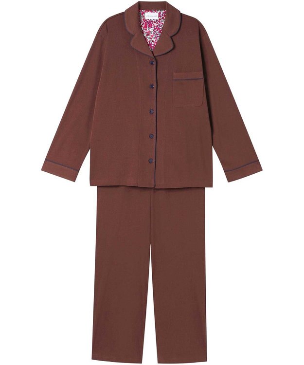 une nana cool 【綿100％】フライスパジャマ　ＭＡＤＥ　ＷＩＴＨ　ＬＩＢＥＲＴＹ　ＦＡＢＲＩＣ DR