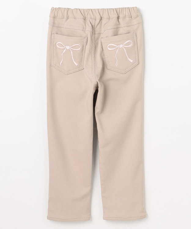 ANY KIDS 7days 裏起毛ガーリーパンツ ベージュ