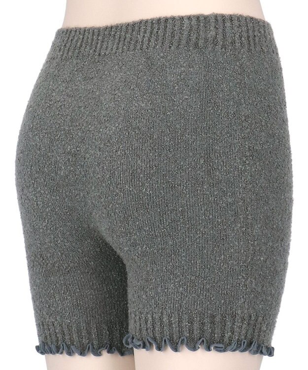 Wing あったかオーバーパンツ マシュマロ糸を使用 ここちよいフィット感 軽いはきごこち 1分丈 毛パン 秋 冬 ER0615 ウイング／ワコール グレー