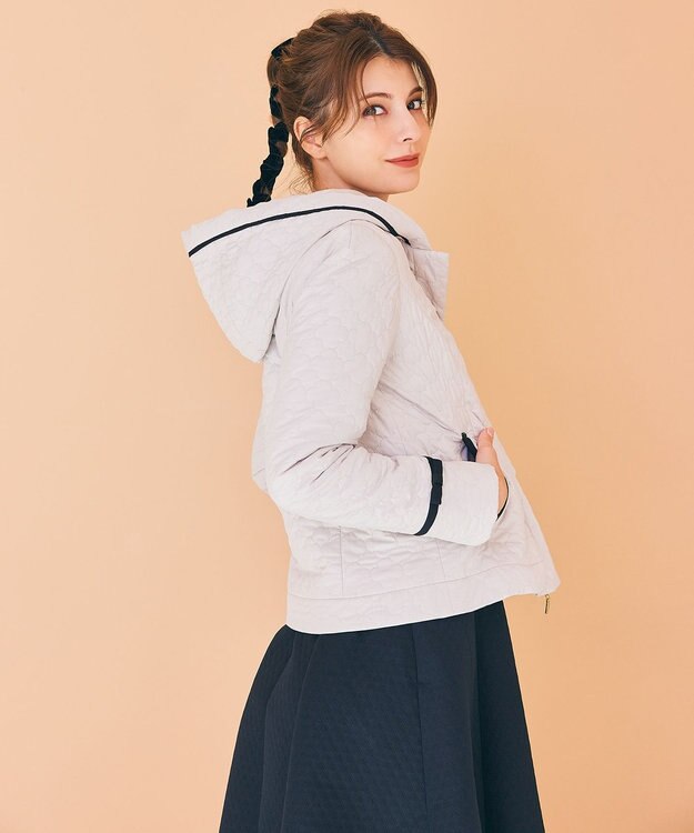 TOCCA LAURA キルティングショートコート ベージュ系