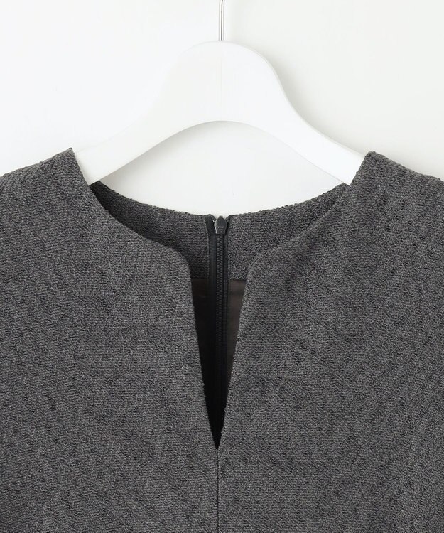 自由区 L 【17号サイズまで展開・カタログ掲載】ブライトリングツイード ジャンパースカート スレート