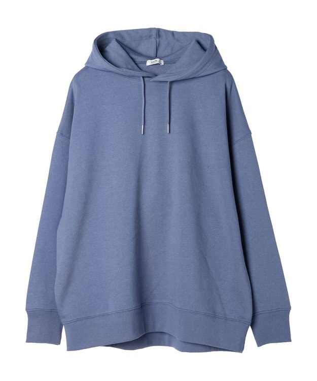 earth music&ecology スウェットルーズパーカー Blue