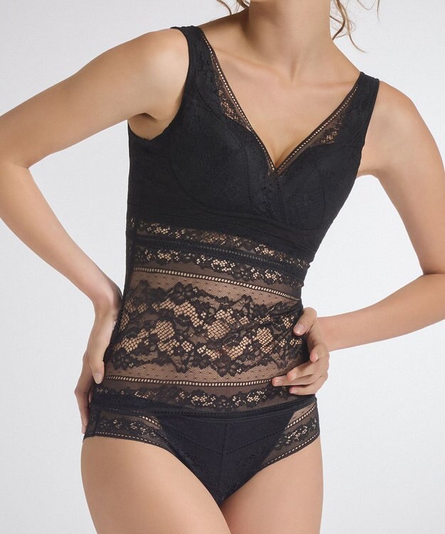 BRADELIS New York 【BRADELIS Me】 Perfumyレーシィブラキャミ24A1 ブラック