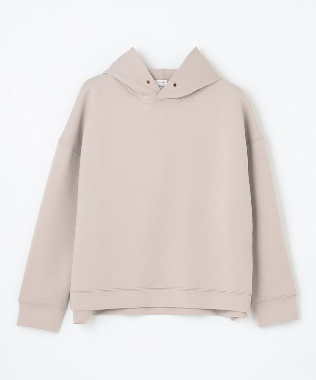 ANY L 【洗濯機可】クロップド丈ダンボールパーカー サンドベージュ