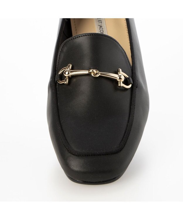 MODE ET JACOMO <MODE ET JACOMO>【レイン対応】メタルビットローファー ブラック