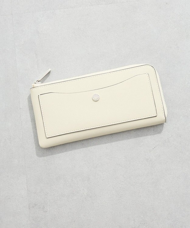 Green Parks ・Ｌｅｇａｔｏ　Ｌａｒｇｏ　うすいサイフ長財布 Ivory