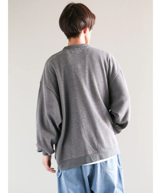 CRAFT STANDARD BOUTIQUE ワッフルカーディガン Gray