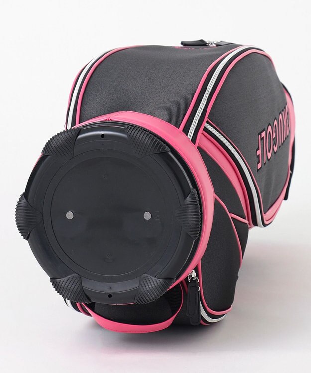 23区GOLF 【WOMEN】合皮×デニム調キャディバッグ 他と被らない 大人ピンクが初登場 ブラック系