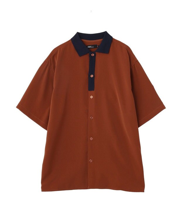 CRAFT STANDARD BOUTIQUE 【クールドライ】バイカラーニット衿ポロシャツ White