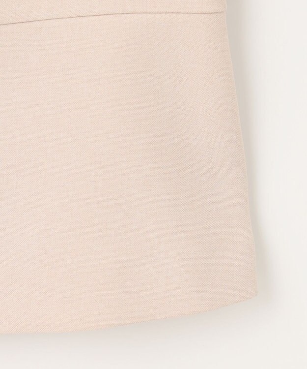 ANY SIS L 【UVカット / 接触冷感 / 吸水速乾】スマートビューティストレッチ ショートノーカラージャケット ライトベージュ