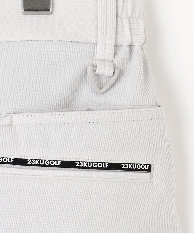 23区GOLF 着用動画あり【MEN】「TEXBRID」ストレッチテーパードパンツ ライトグレー系