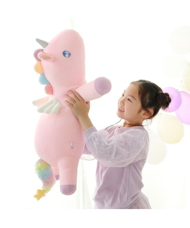 Mother garden マザーガーデン ユニコーン ぷにもち 抱き枕 68cm 《ピンク》 ピンク