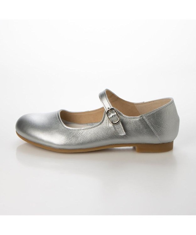 ing 【WEB限定】メリージェーンフラットシューズ シルバー