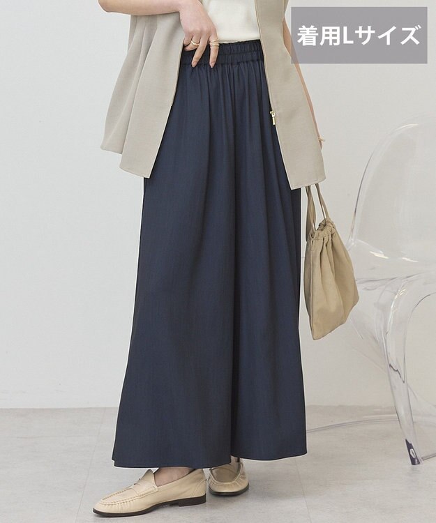 AMERICAN HOLIC 【選べる丈】ギャザースカーチョ【WEB限定カラー有り】 Navy