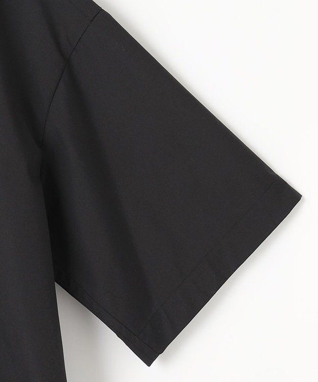 #Newans 【ANSWER for モダンベーシック】バックスリットオーバーシャツ ブラック系