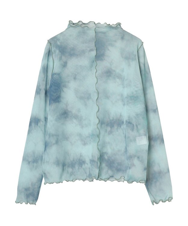 CRAFT STANDARD BOUTIQUE タイダイメッシュボトルネックインナー Light Green