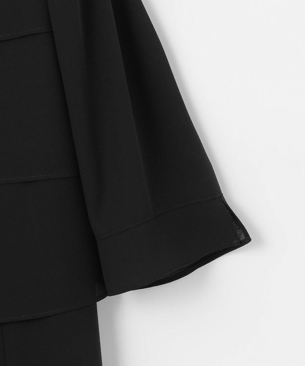 自由区 FORMAL 【人気NO.1 / 洗える】ボレロ風ワンピース ブラック系