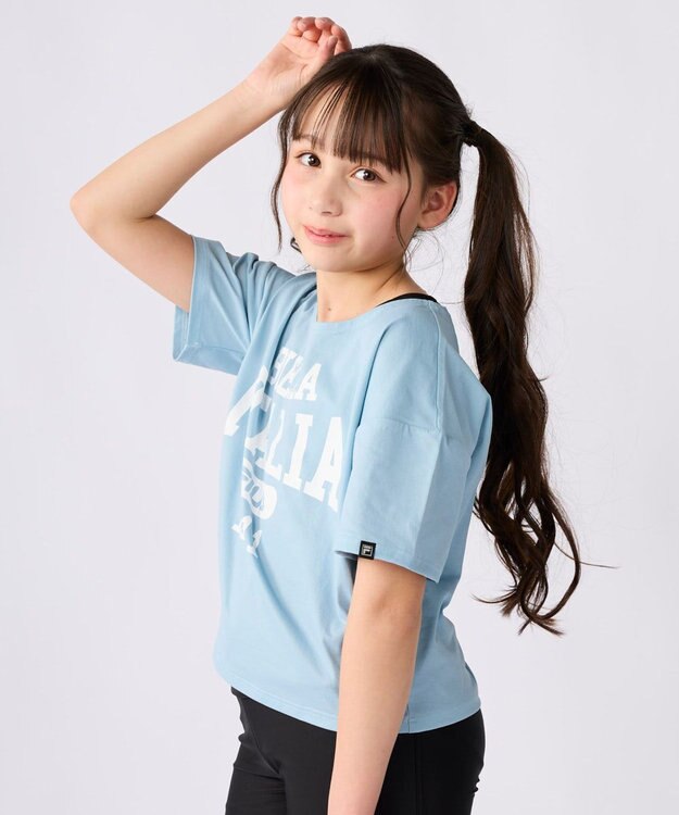 OP／FILA 【FILA】スクール水着Tシャツセット タンキニタイプ サックス
