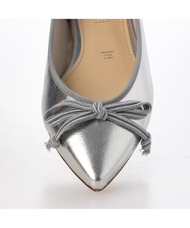 MODE ET JACOMO <MODE ET JACOMO>リボンバレエシューズ シルバー