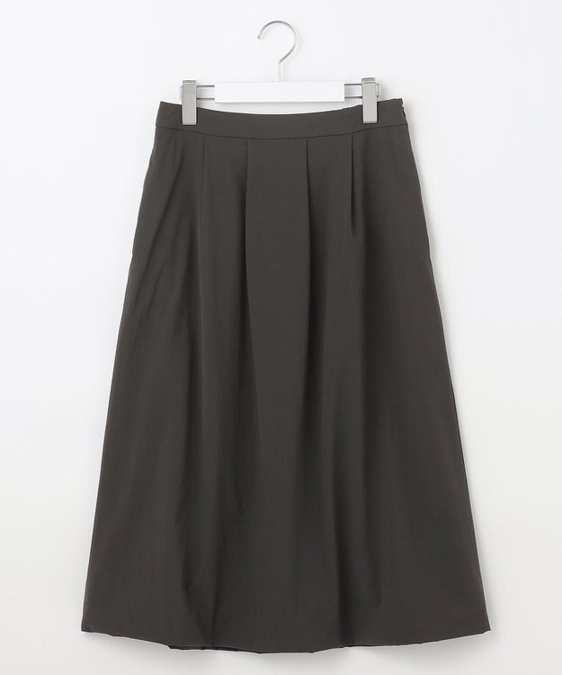 J.PRESS LADIES L 【洗える・撥水・接触冷感】アウトフィッター バルーン スカート グレー系