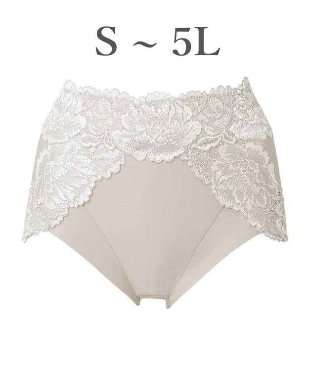 BRADELIS New York 【BRADELIS NewYork peace】おしりPラインヒップラップショーツ25 綿混で快適 程よい補正力でヒップアップ ふかめ お腹スッキリ パールグレージュ