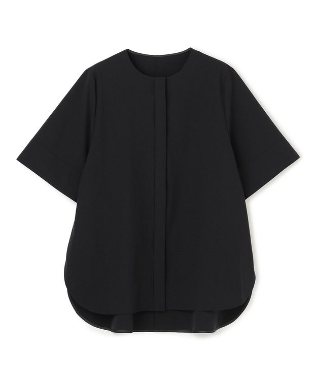 UNFILO 【セットアップ着用可】FINE MOVE ブラウス ブラック