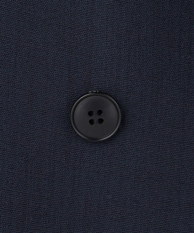 ICB 【先行予約】 ドライアセテートスラブ 8分袖ジャケット ネイビー