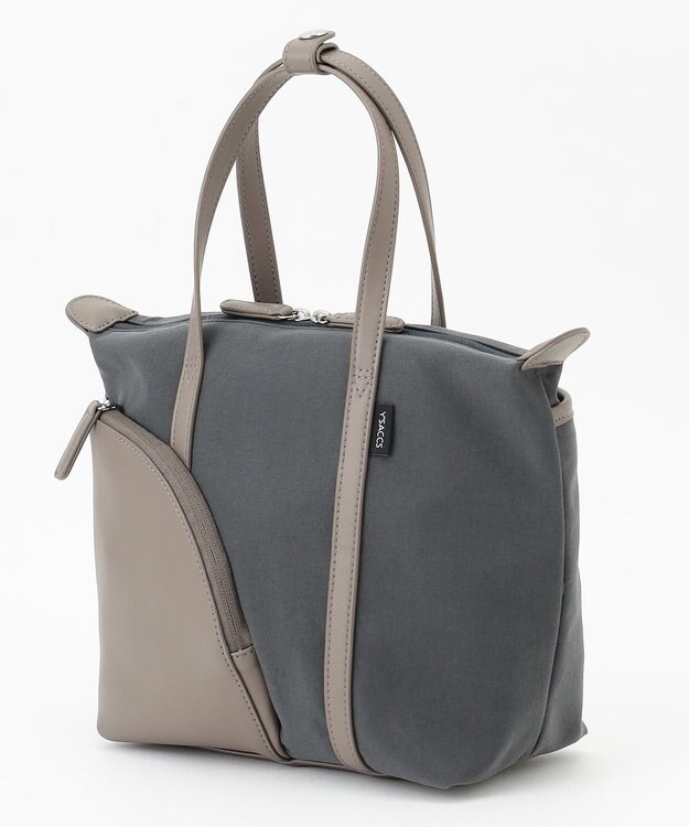 Y'SACCS コットンライクナイロントート Sサイズ グレー