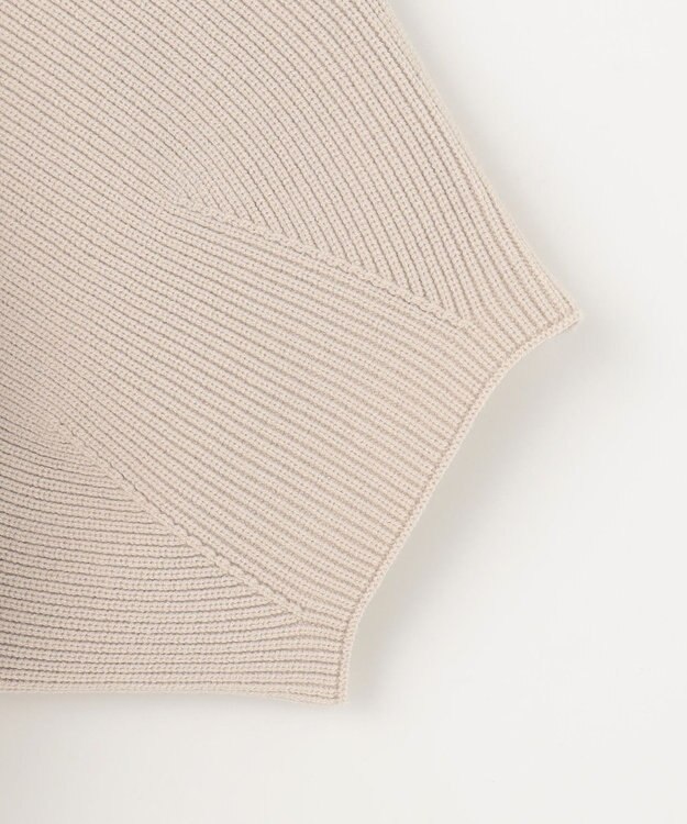 ANY ポンチョジップカーディガン オイスター