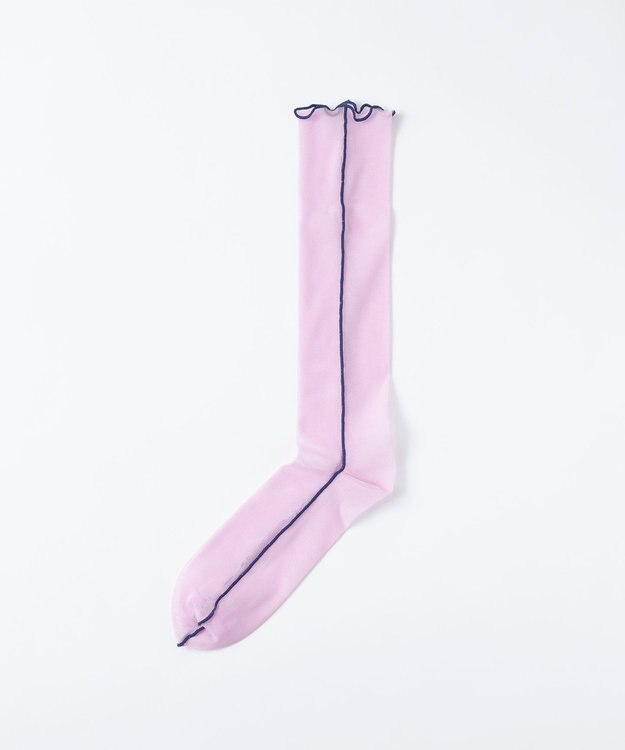 TRICOTE MELLOW TULLE HIGH SOCKS／メローチュールハイソックス 71LPINK
