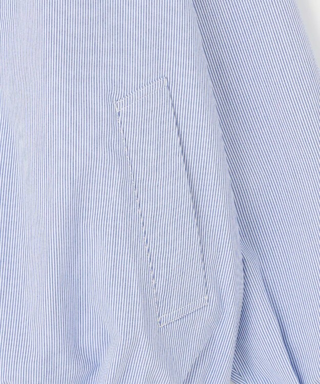 UNFILO MENS コットンライク ブルゾン ブルーストライプ