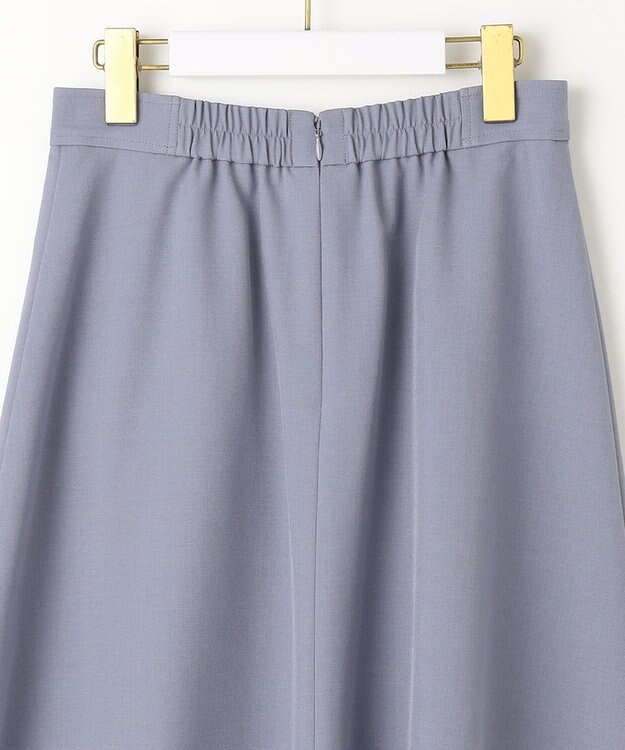 ANY SIS L 【洗える】サイドタック スカート ライトブルー