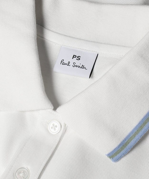 Paul Smith  ゼブラ ティップライン ポロシャツ オフホワイト