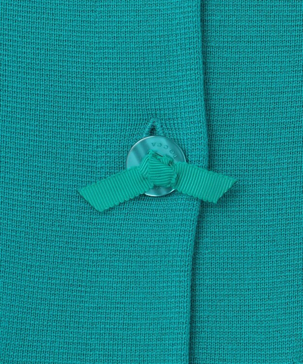 TOCCA 【洗える】PENTAGON KNIT カーディガン エメラルド系