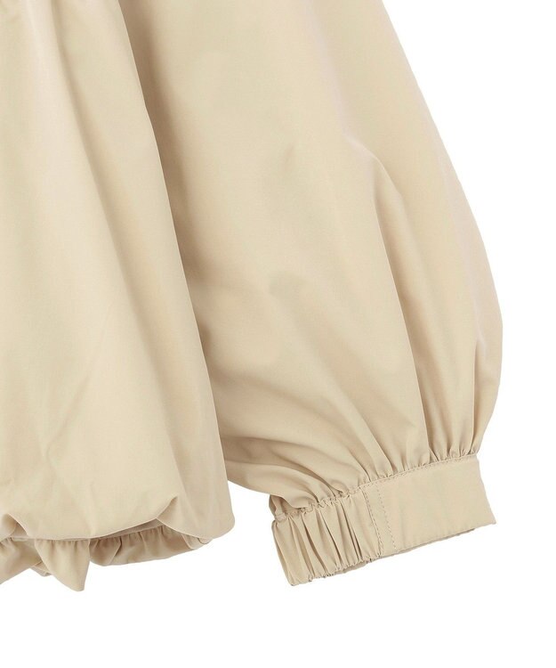 Green Parks ノーカラーペプラムブルゾン Beige