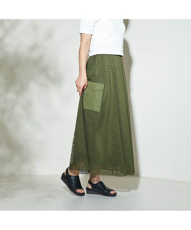 ing <ing>【WEB限定】【3E】カバードサンダル ブラック