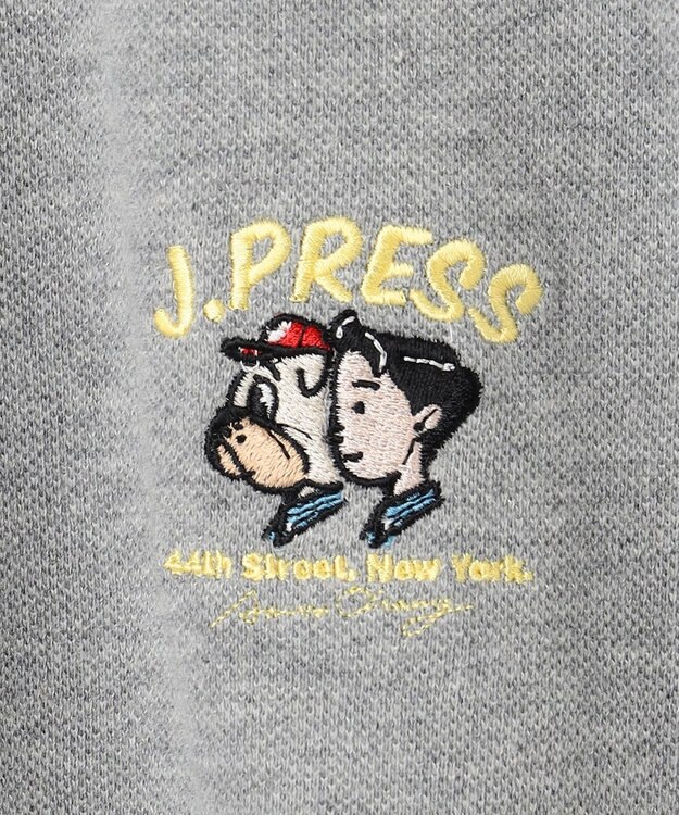 J.PRESS MEN 【AaronChang】【UNISEX】カノコ ポロシャツ ライトグレー系