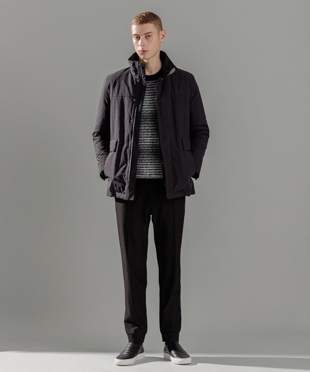 JOSEPH HOMME ヘアリーグラデーション　クルーネックニット ライトグレー系2