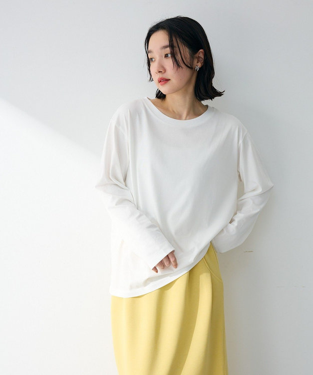 Green Parks ホワイトインナーストレートプルオーバー Off White