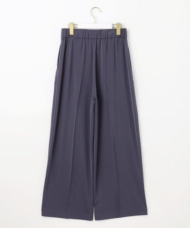 ANY SIS 【洗える】ティアードトップス×ワイドパンツSET スモーキーブルー