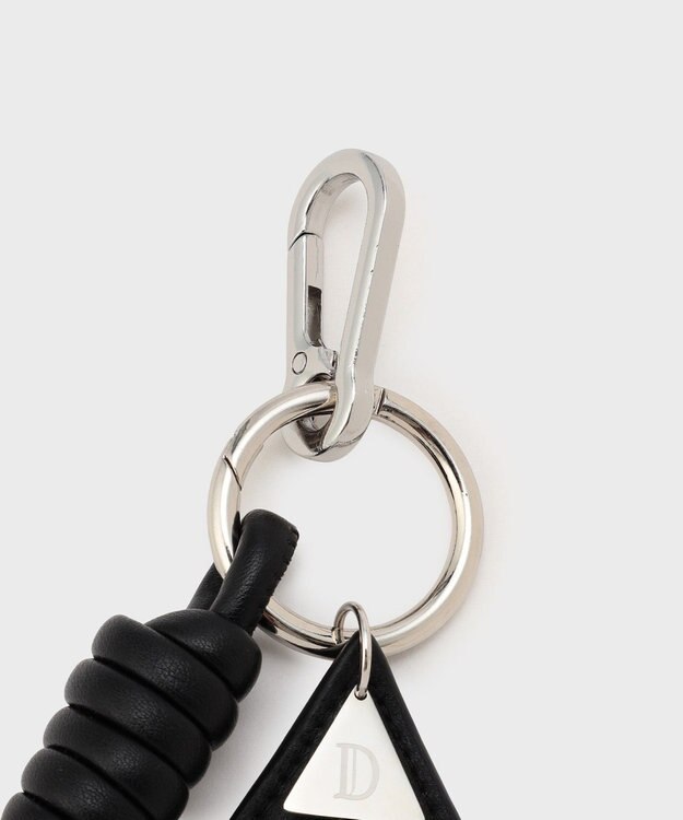 GRACE CONTINENTAL レザーチャーム ブラック